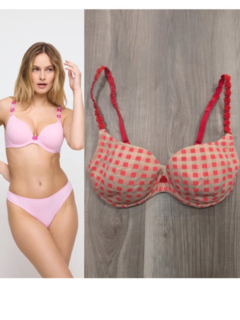 Marie Jo | Avero Padded Round Shape Underwire Bra In Tiny Vichy